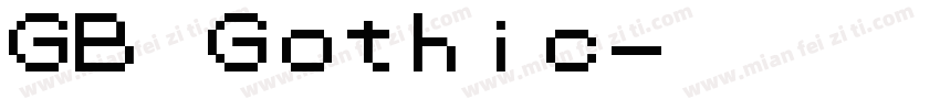 GB Gothic字体转换